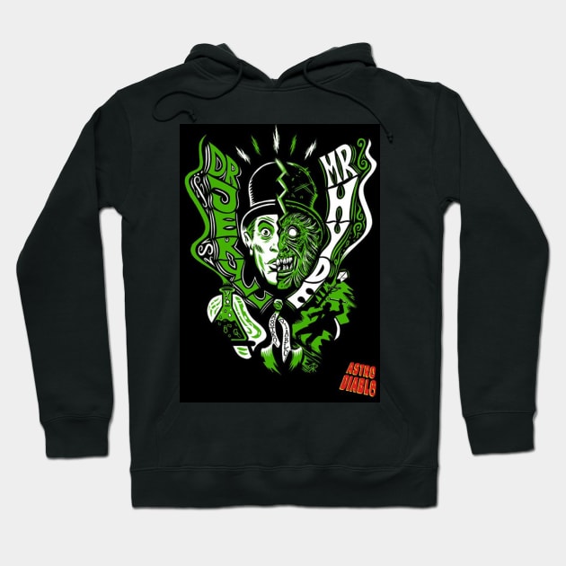 Jekyll & Hyde Hoodie by FatRobotDraws